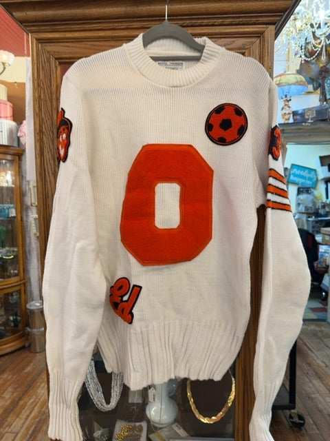 Vintage 80s Letter Sweater