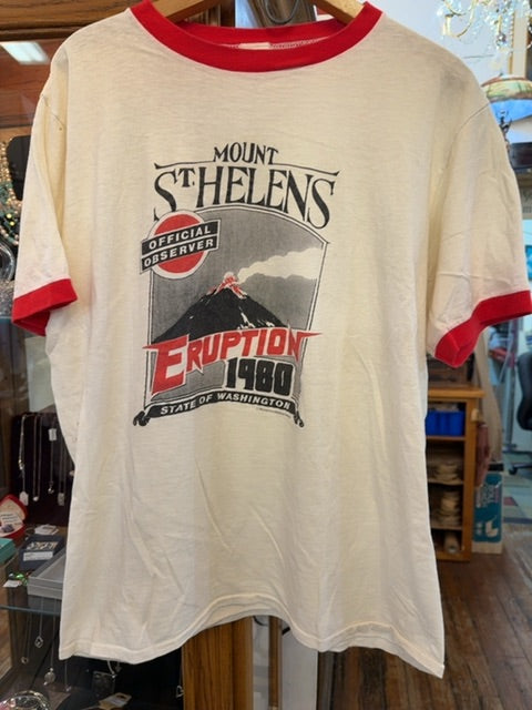 Vintage 1980 Mt. St. Helens shirt, Medium/Large
