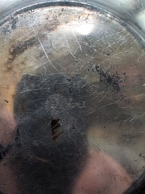 Silver Plate Cake Dish