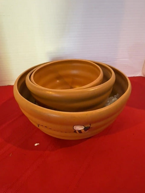 Honey bee bowl set of 3