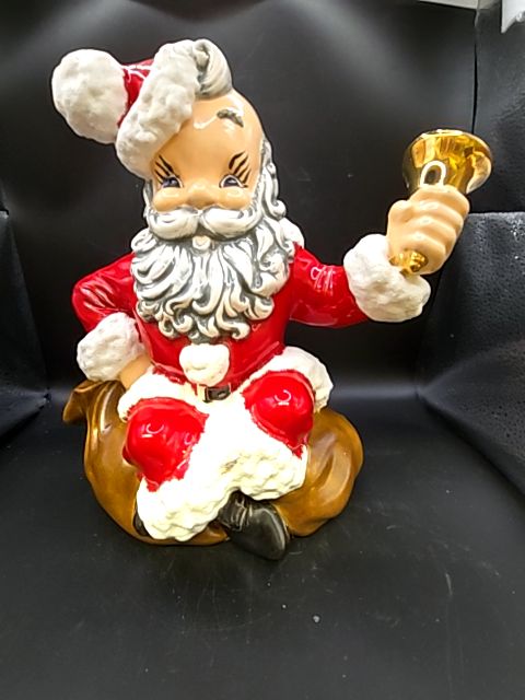 Vintage Ceramic Santa, 10 Inches