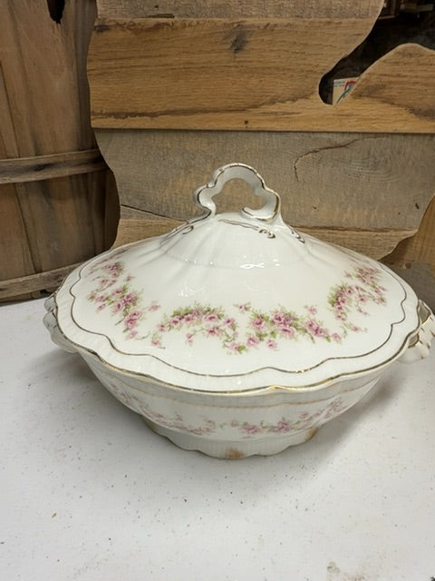 China serving bow w/lid