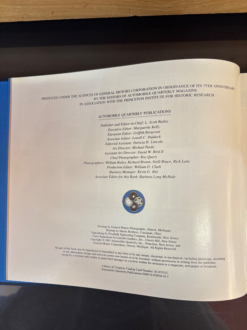 GM first 75 years of transportation products Book