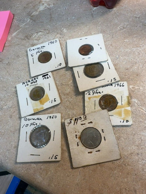 Foreign coins 1960’s