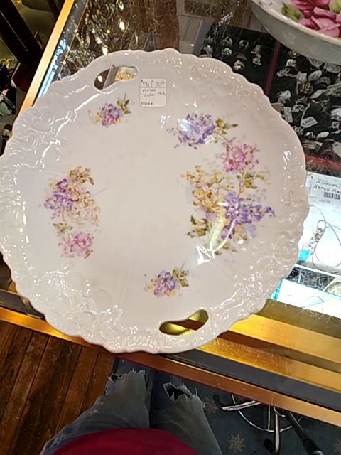 Floral plate