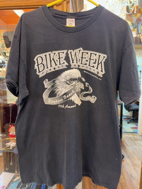 Vintage 90s Biker Shirt, X Large