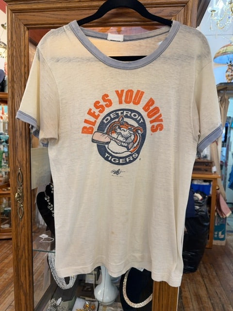 Vintage 80s Detroit Tigers Shirt
