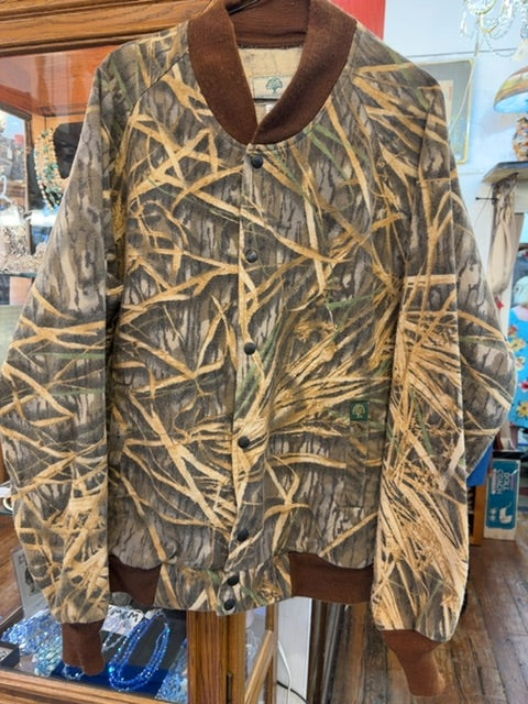 Vintage 80s/90s Mossy Oak Camo Jacket, X Large