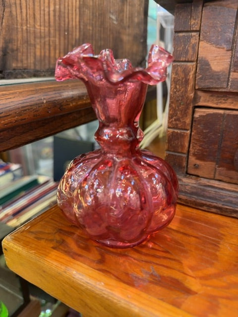 Vtg Fenton Cranberry