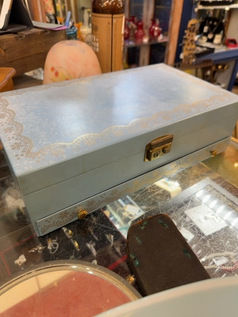 Blue  Jewelry box