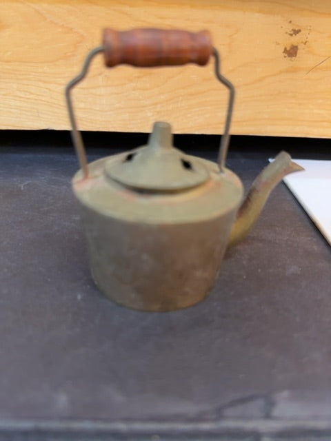 Miniature brass kettle
