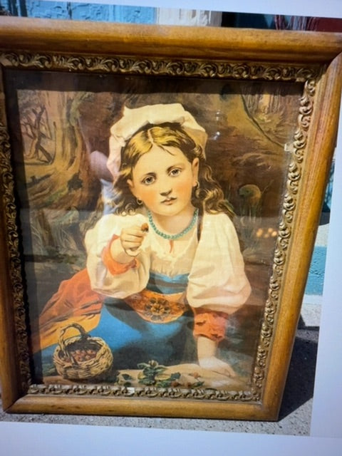 Pierre Girl Framed A