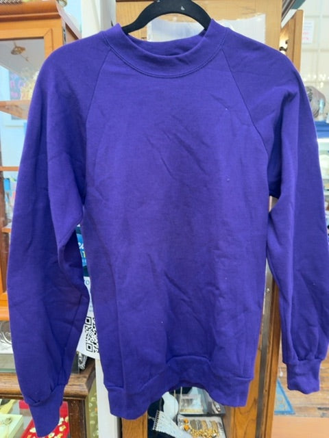 Vintage 80s purple sweatshirt