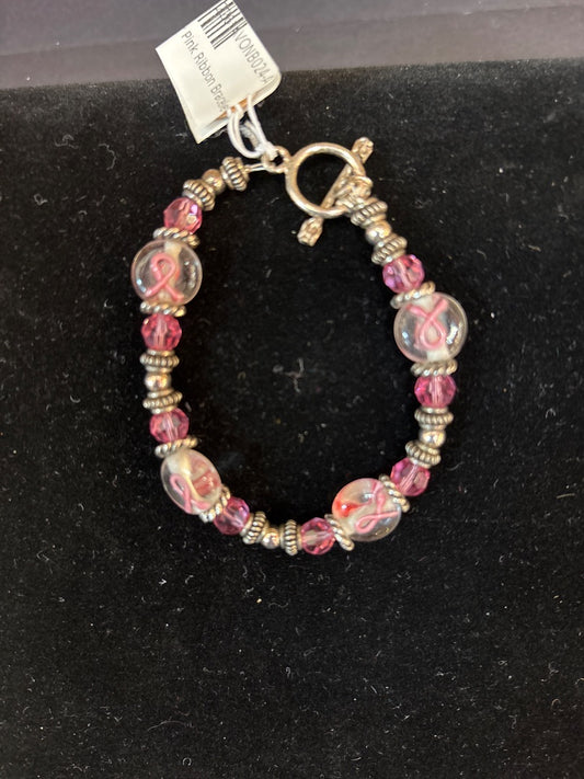 Avon Breast Cancer Pink Ribbon Bracelet