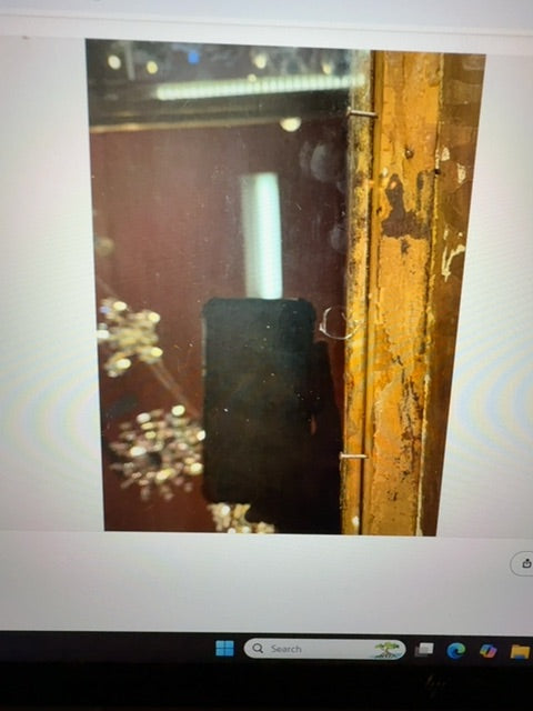 Antique Oak Wood  Oak Leaf Acorn Design 27 X 23 Civil War Era Frame