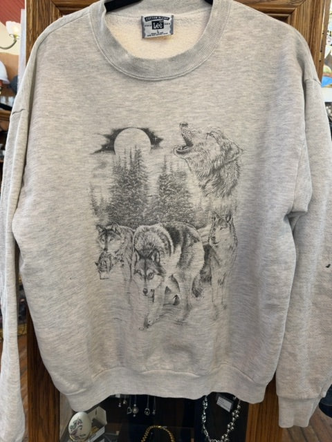 Vintage 90s Wolf Sweatshirt