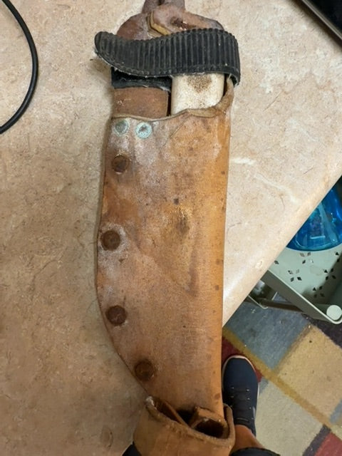 Old knife & sheath