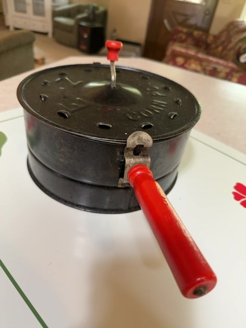 Black  Vtg Popcorn Popper