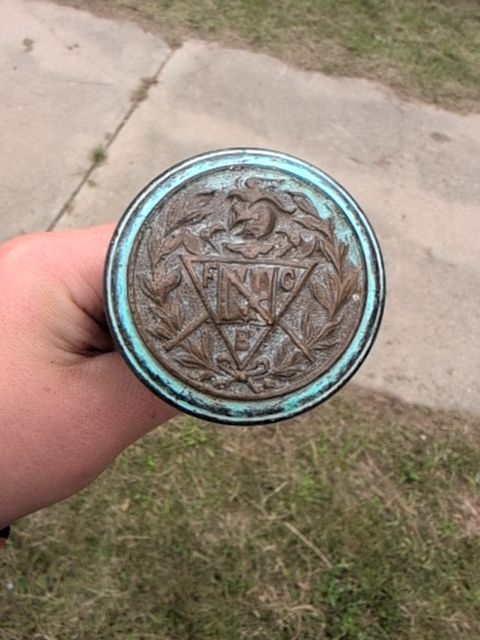 Knights of Pythias doorknob set