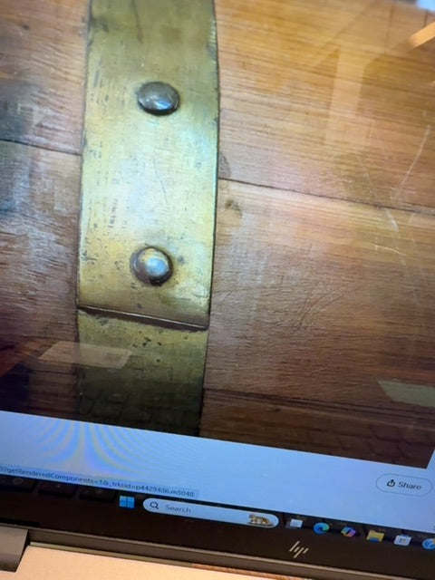 Brown North Star Antiques Wood banded Butter Churn, 38”