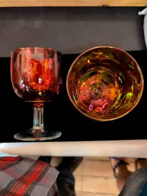 Collectible Glass Red Flash