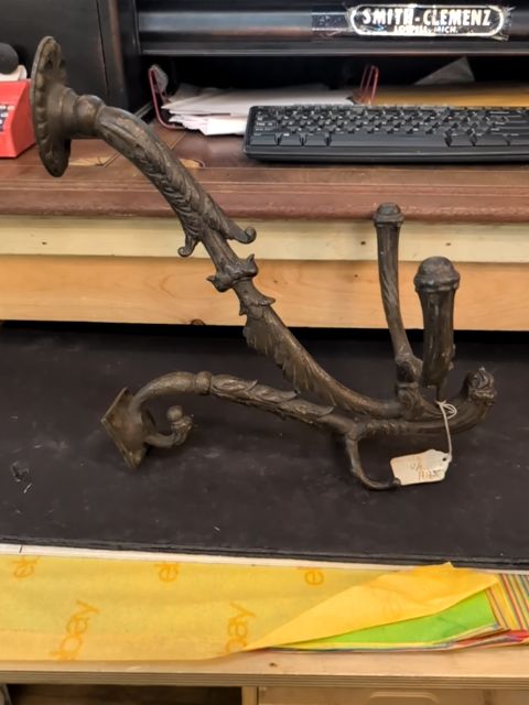 Brass Railroad Car Hook