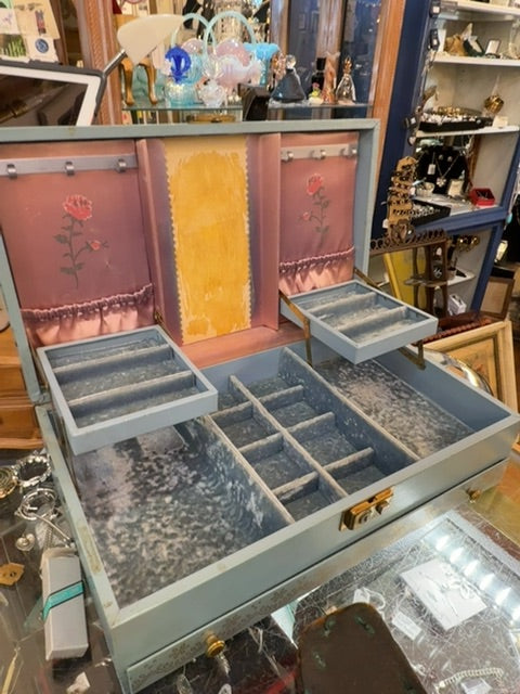 Blue  Jewelry box