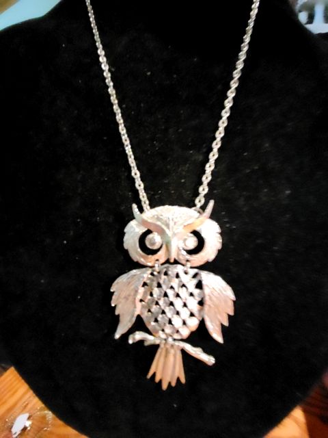 Vintage Owl Necklace