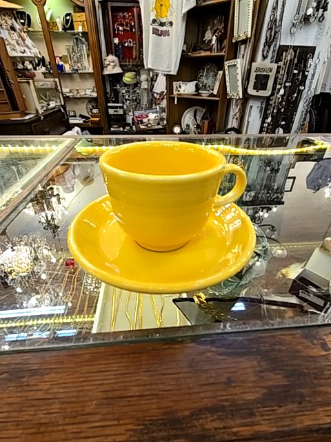 Yellow Cup & saucer