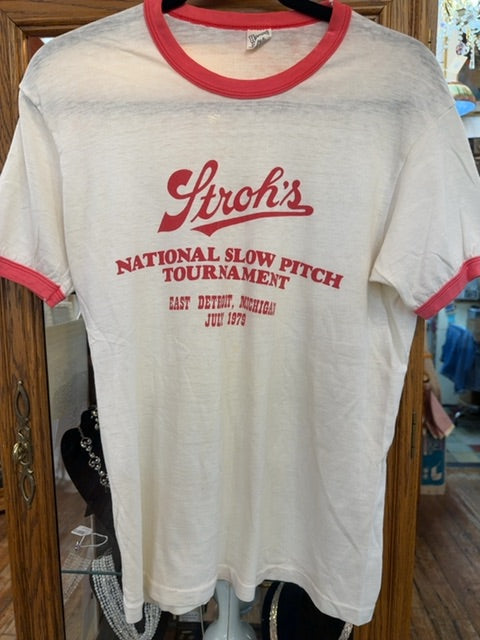 Vintage 70s Strohs shirt
