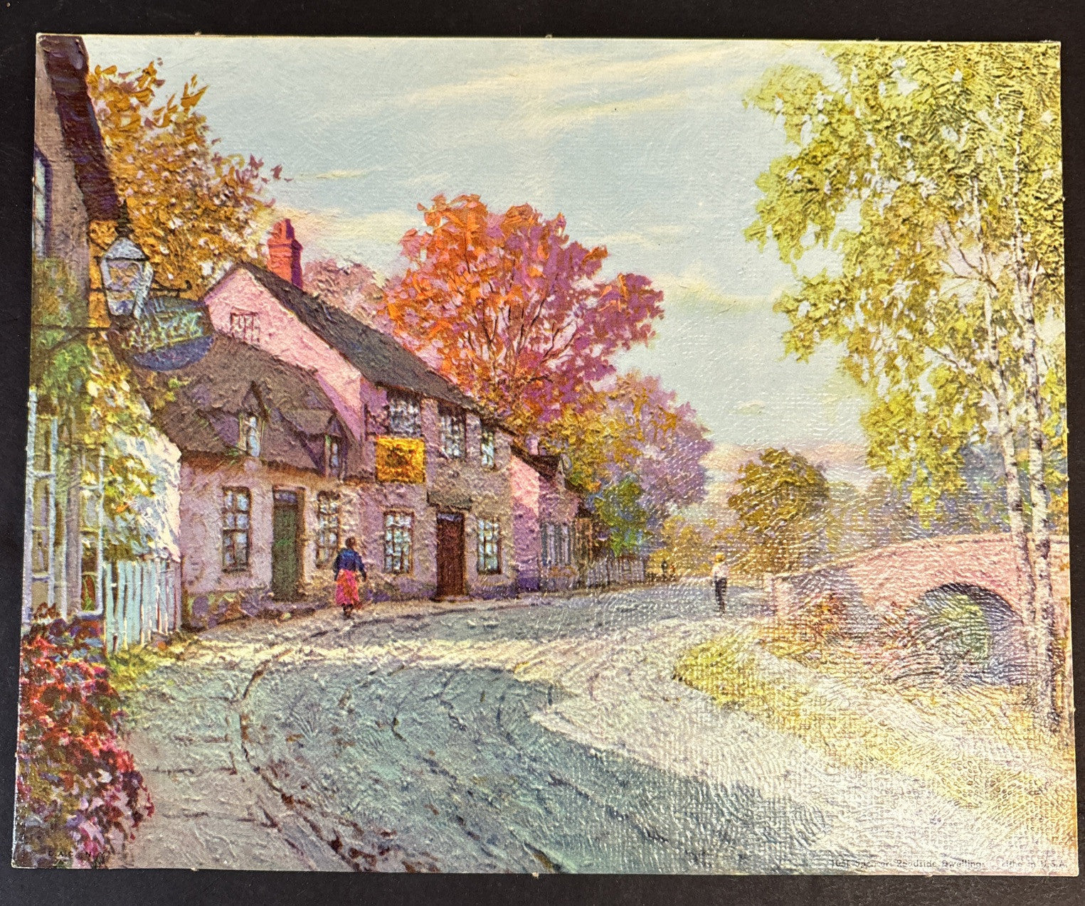 Spencer Roadside Dwellings 105-F Sheffield Litho Print Artwork 8"x10"