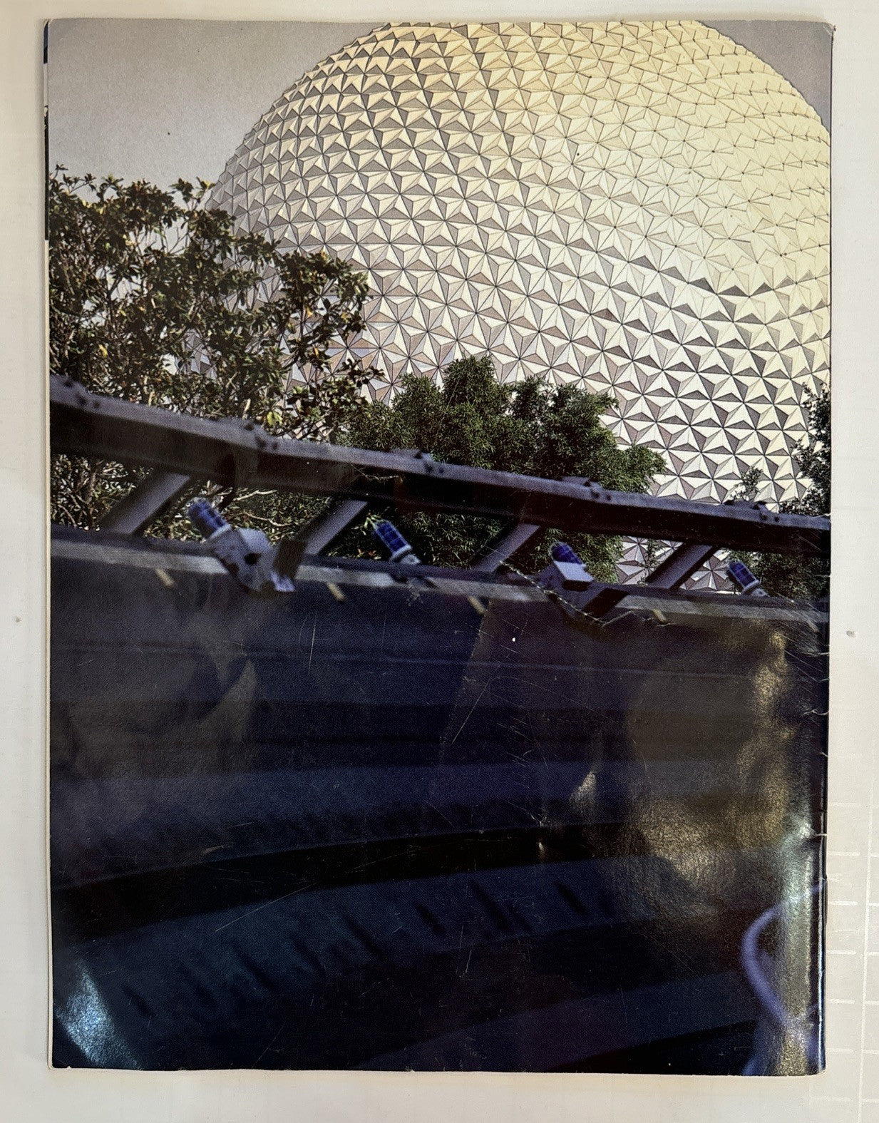 RARE Disney Magazine Inside Test Track Presented by General Motors Vintage Book