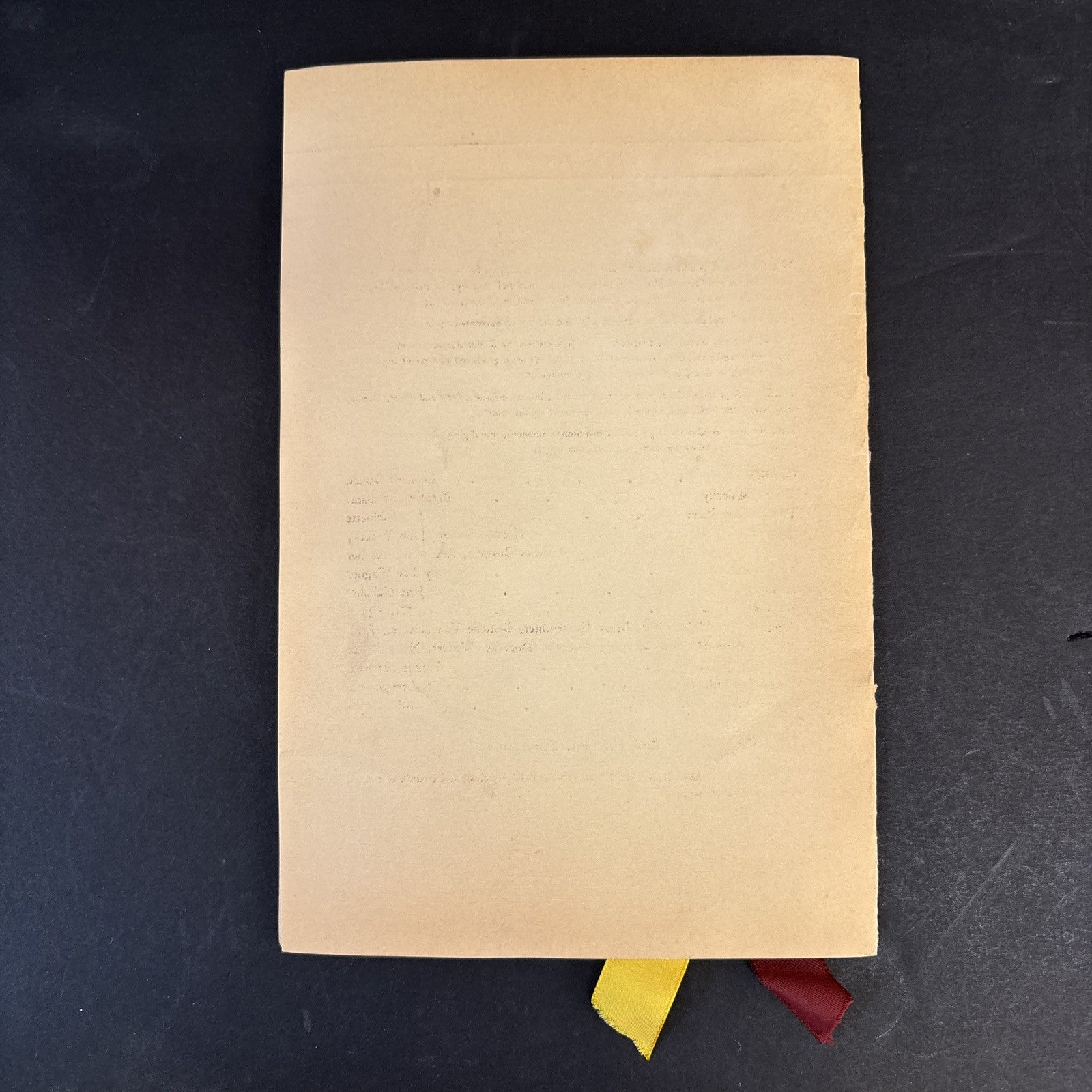 1938 Last Will & Testament of Class Central High School in Grand Rapids Michigan