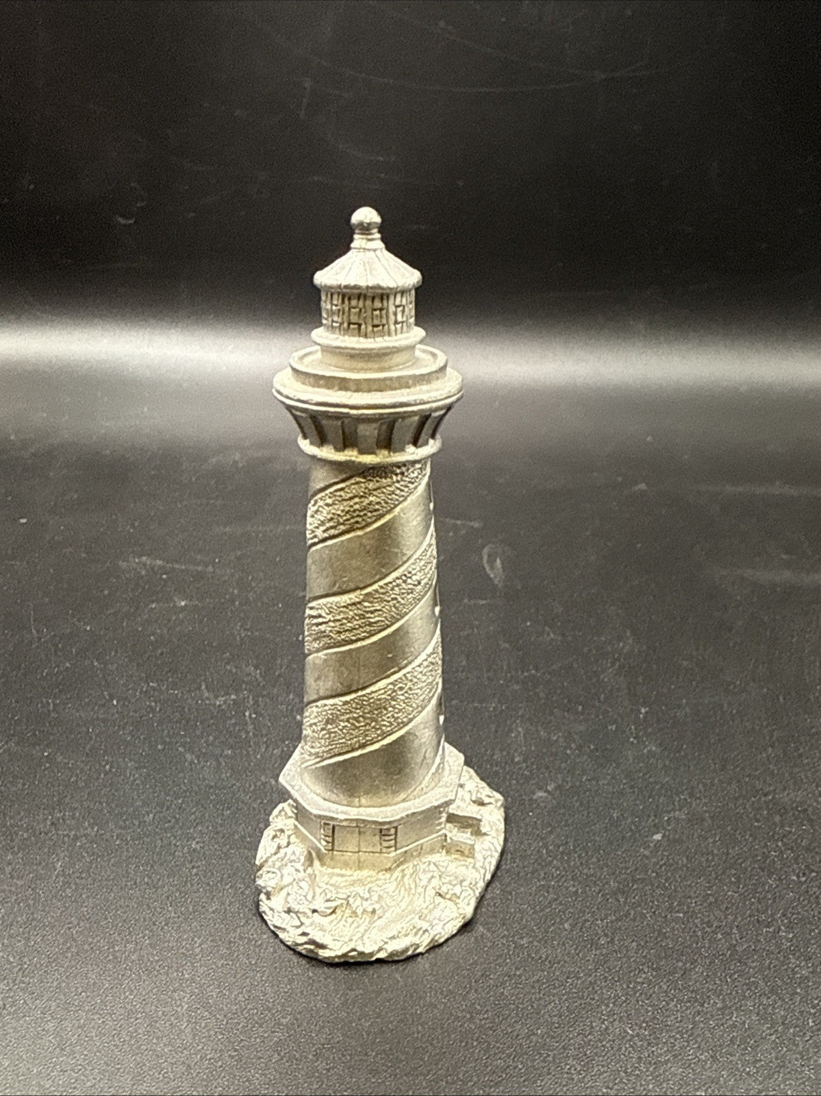Spoontiques Pewter Lighthouse S783 Nautical Diorama Miniature Figurine 1987 VTG