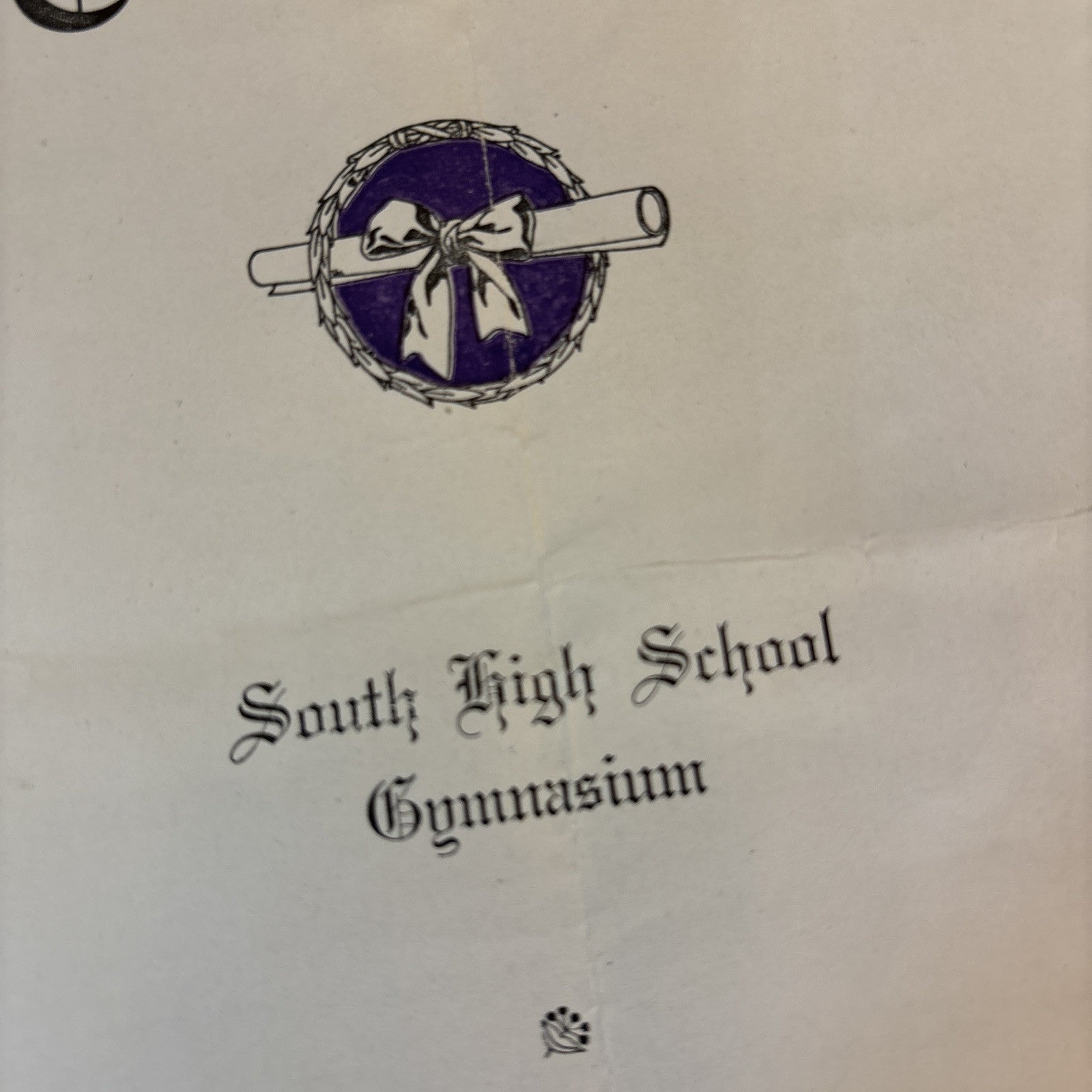 1930 Commencement brochure Grand Rapids Michigan South High School