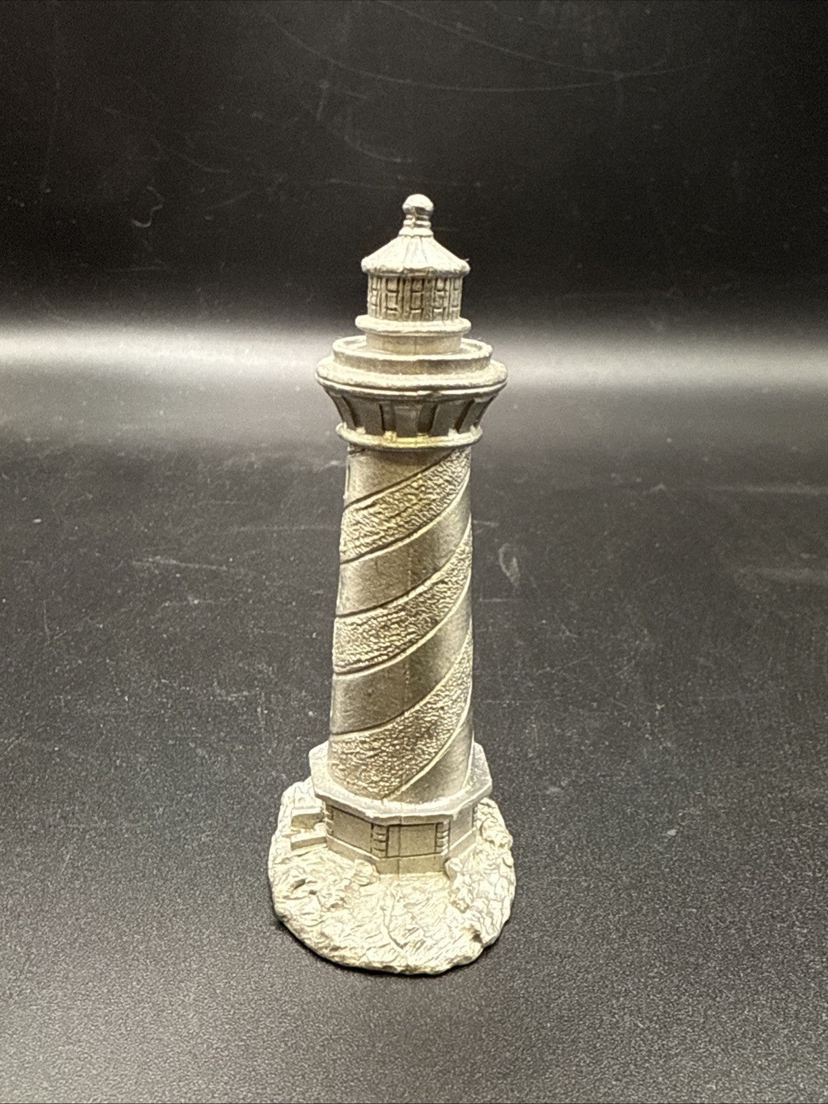 Spoontiques Pewter Lighthouse S783 Nautical Diorama Miniature Figurine 1987 VTG