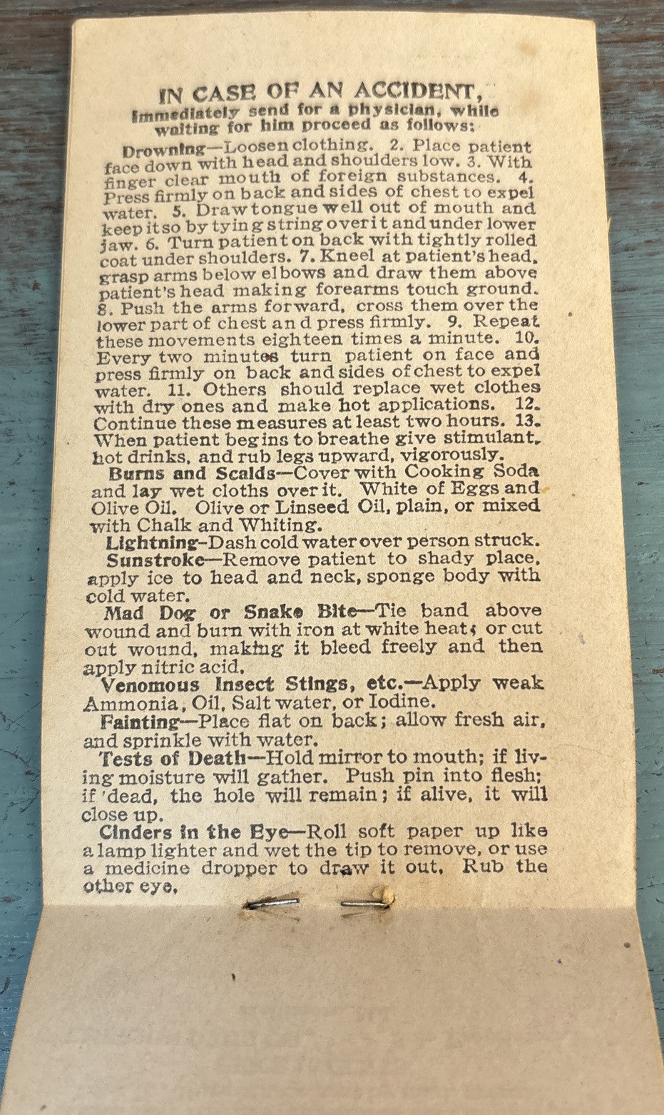 Bromo Seltzer Memo Book Calendar & Useful Information 1916-17 Booklet