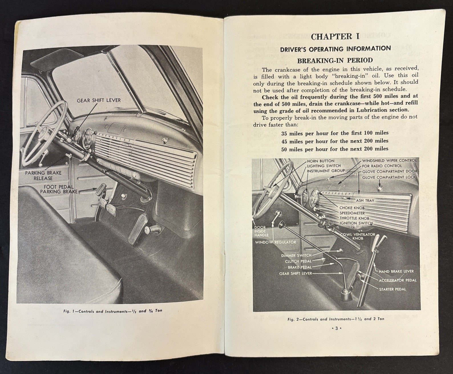 1952 Chevrolet Truck Owners Manual User Guide Reference Operator Book Fuses OEM
