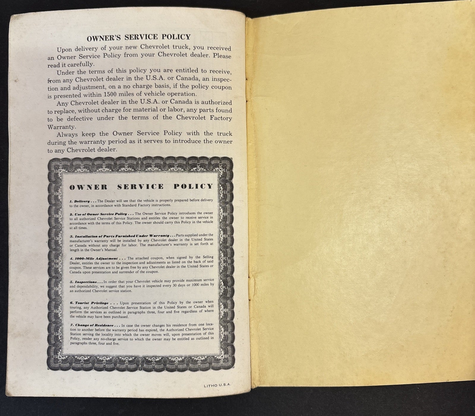 1952 Chevrolet Truck Owners Manual User Guide Reference Operator Book Fuses OEM