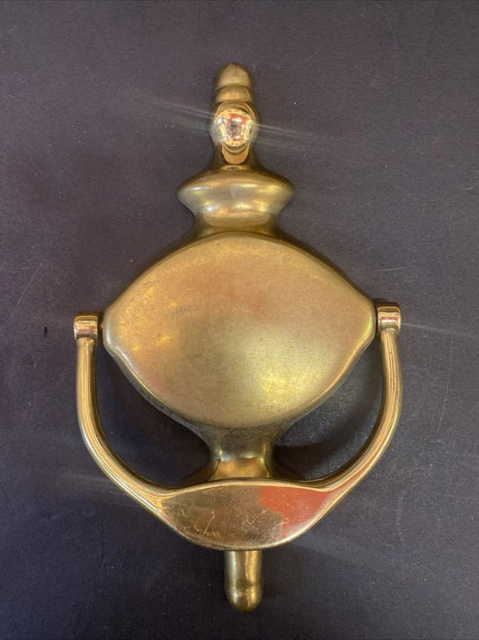 Vintage Spanish Sold Brass Door Knocker with peephole Things Remembered