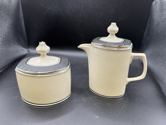 Franciscan Midnight Mist Cream Sugar Set