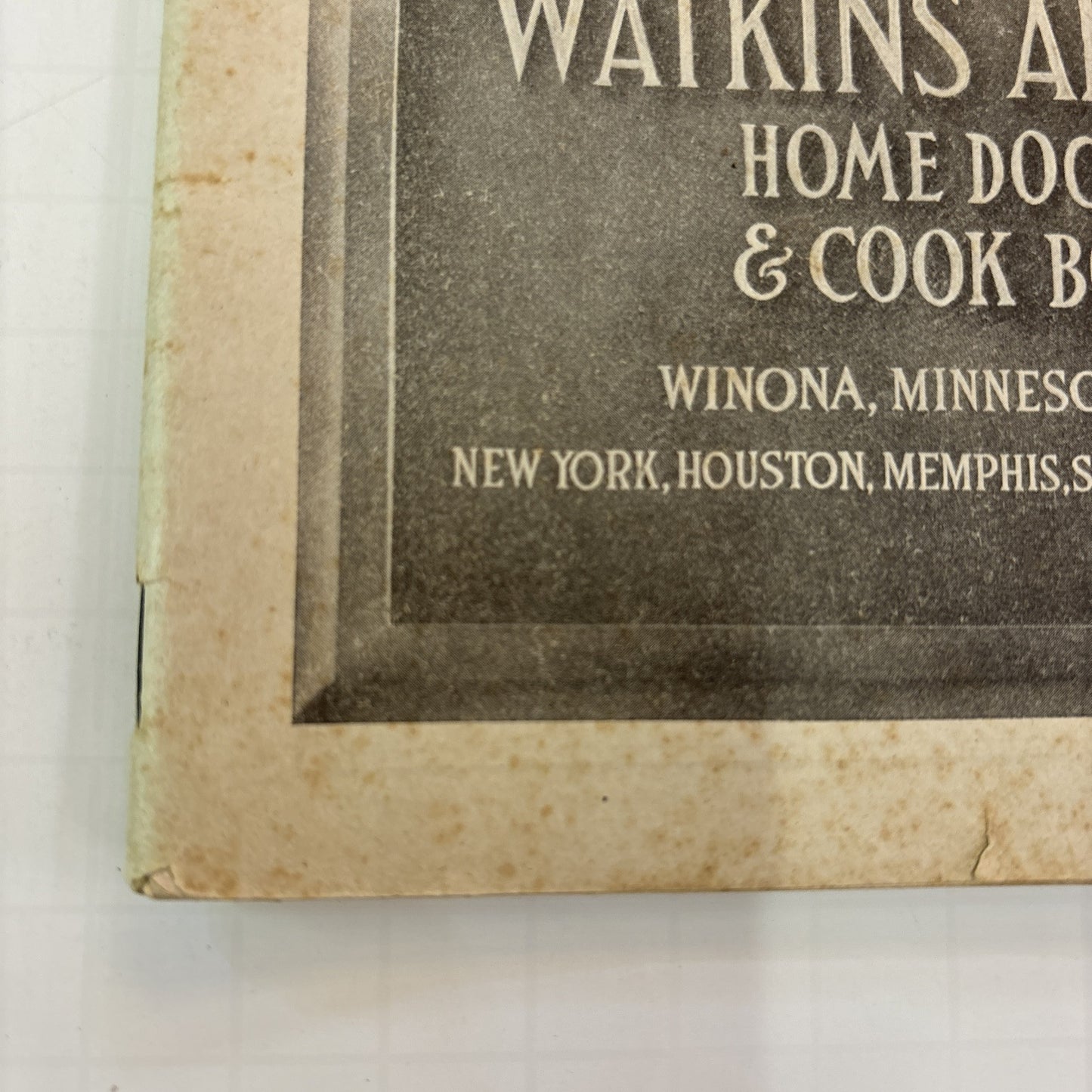 1868 - 1915 Watkins Almanac Home Doctor and Cookbook Great Ephemera