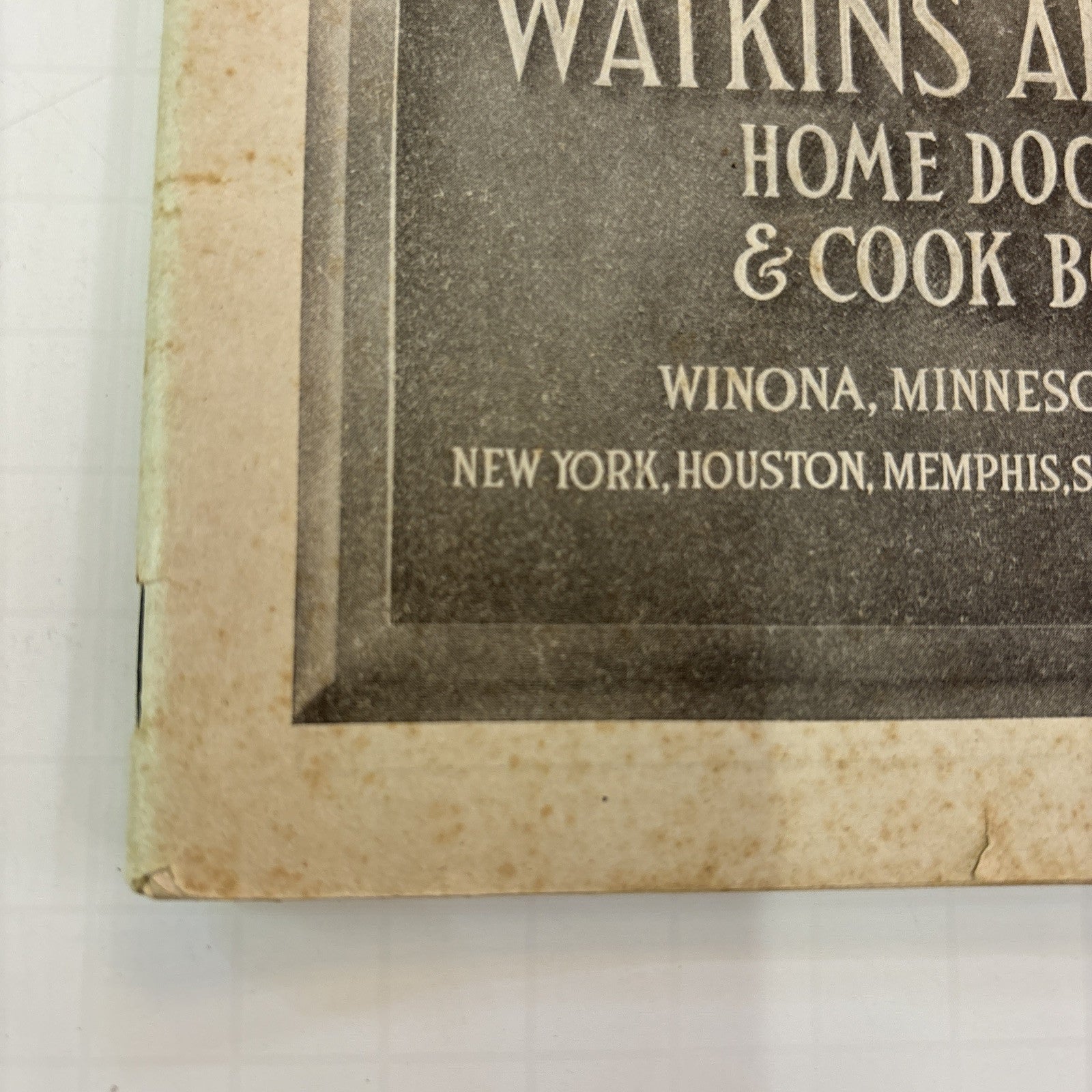 1868 - 1915 Watkins Almanac Home Doctor and Cookbook Great Ephemera